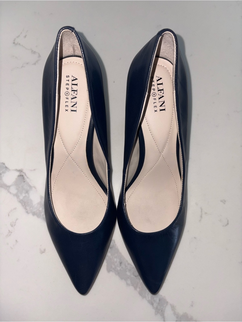 Alfani Navy Pointed-Toe Women's Heels